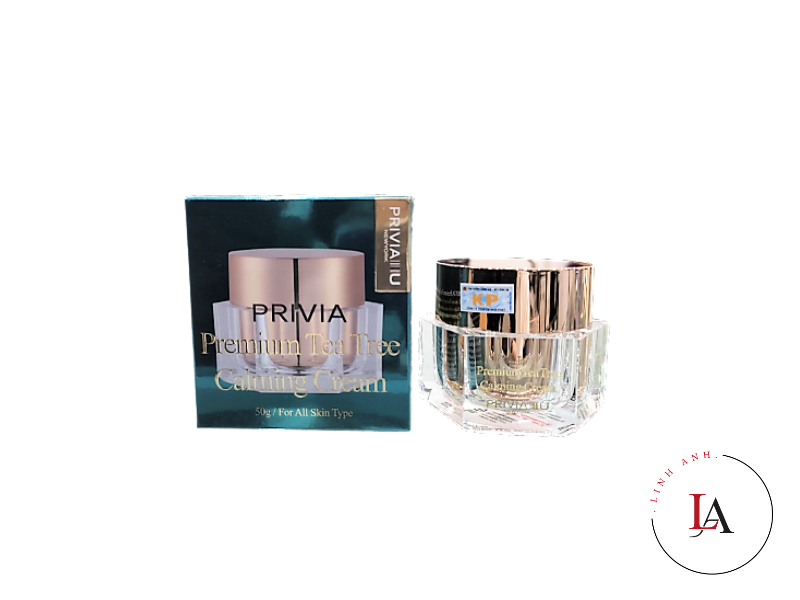 Kem Privia dưỡng trắng da trà xanh 50g